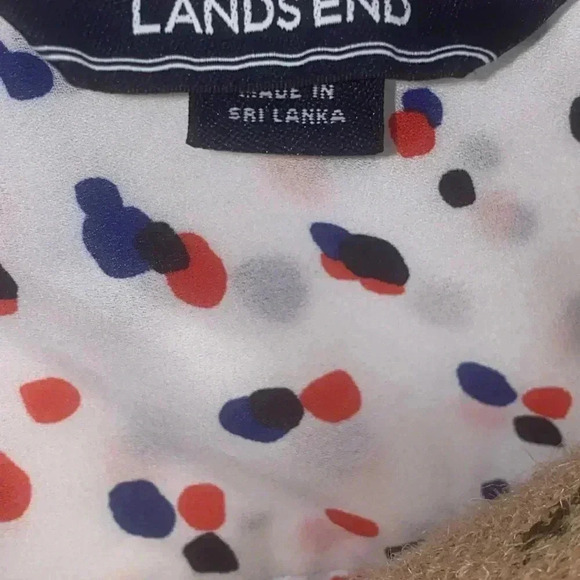 Land’s End Polka Dot Blouse - Picture 5 of 5